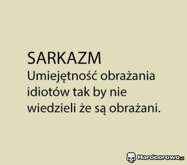 Sarkazm - 1