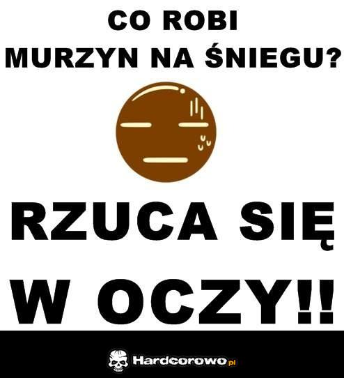 Murzyn na śniegu - 1