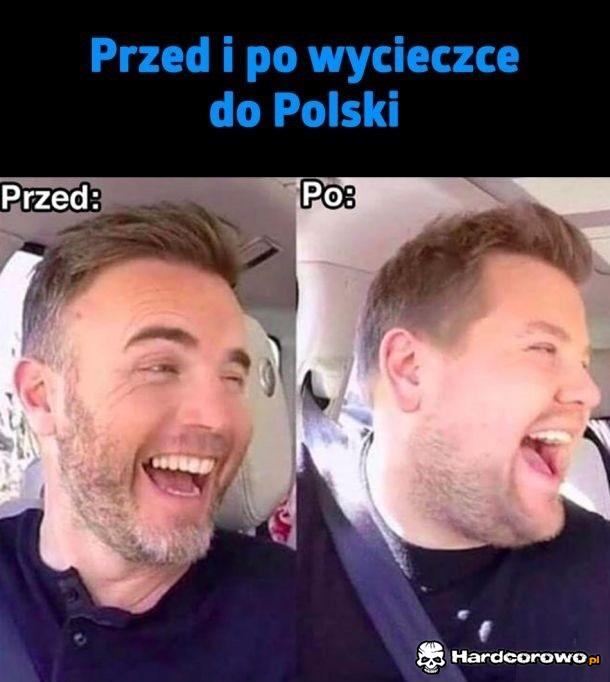 Przed i po wycieczce do Polski - 1