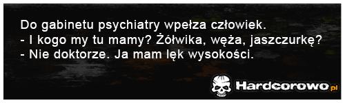 Do gabinetu psychiatry wpełza człowiek - 1