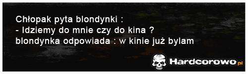 Chłopak pyta blondynki - 1