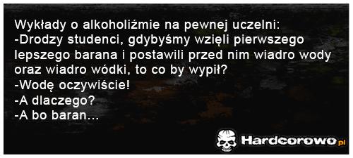 Wykłady o alkoholiźmie na pewnej uczelni - 1