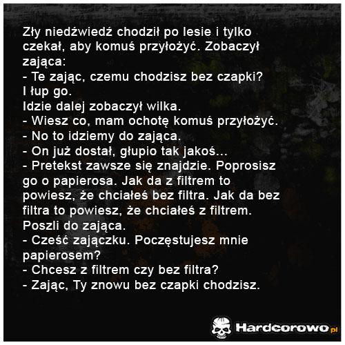 Zły niedźwiedź chodził po lesie - 1