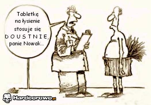 Tabletka na łysinę  - 1