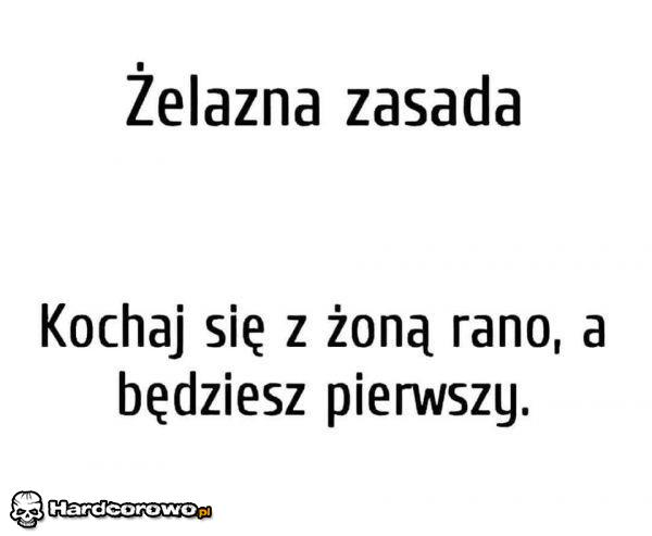 Żelazna zasada - 1