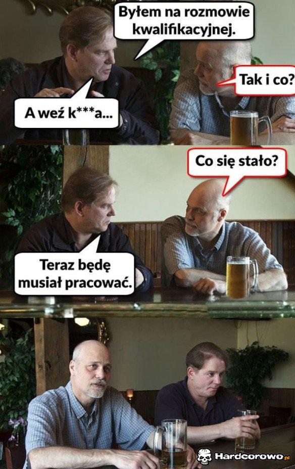 Byłem na rozmowie kwalifikacyjnej - 1