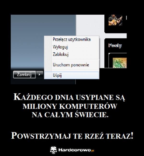 Usypianie komputera - 1