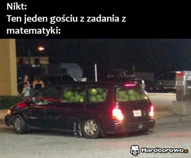 Zadanie z matematyki - 1