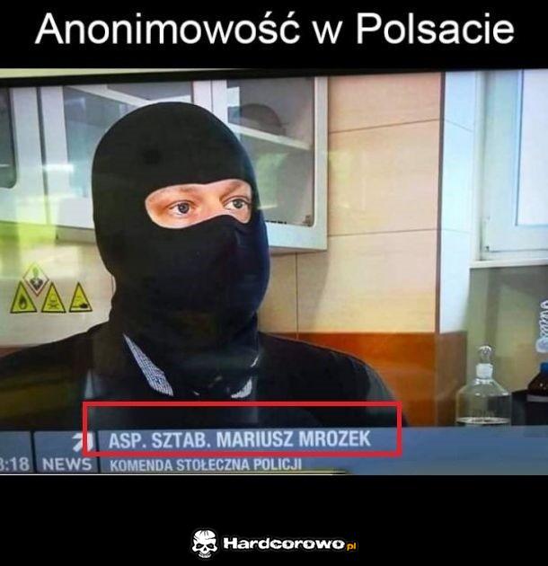 Anonimowość level Polsat - 1