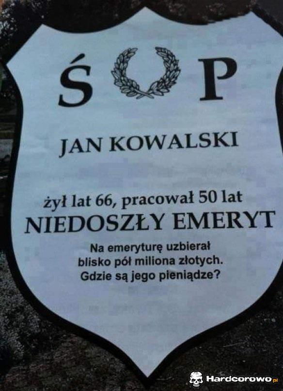 Niedoszły emeryt - 1