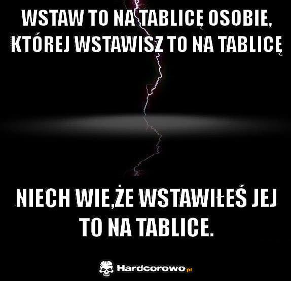 Wstaw to na tablice - 1