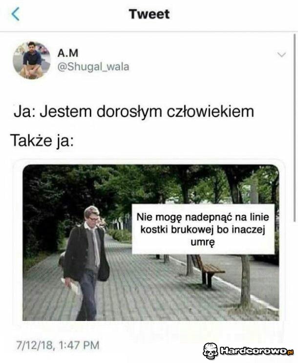Jestem dorosłym człowiekiem - 1