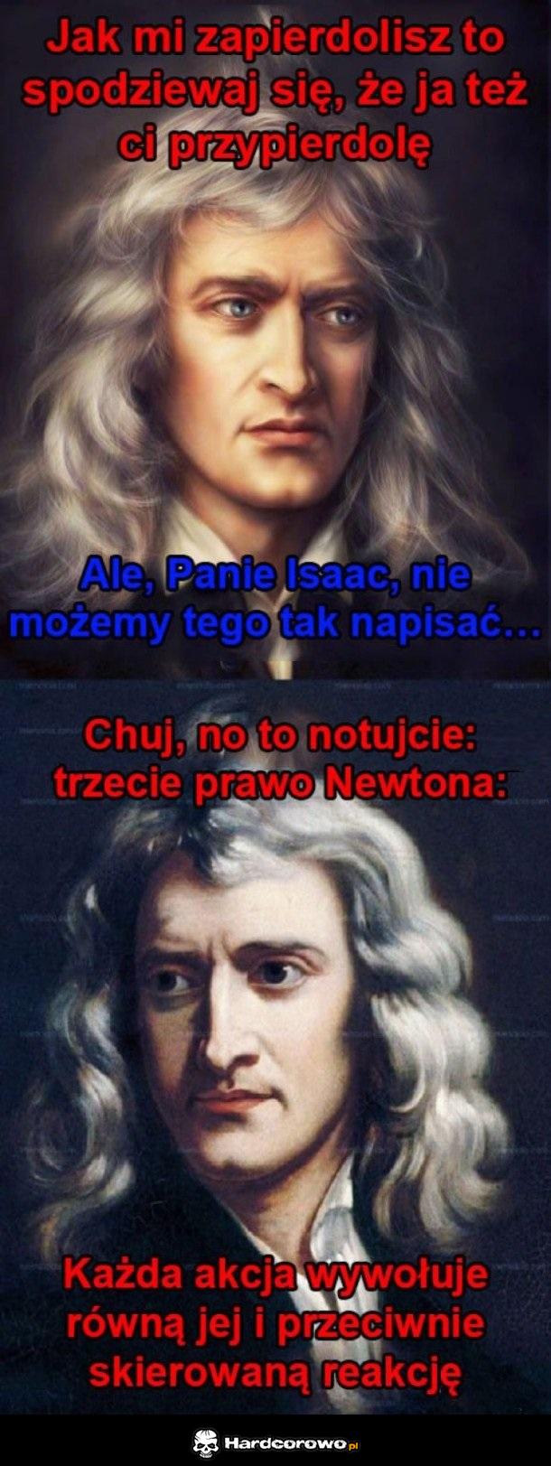 Tak powstało trzecie prawo Newtona - 1