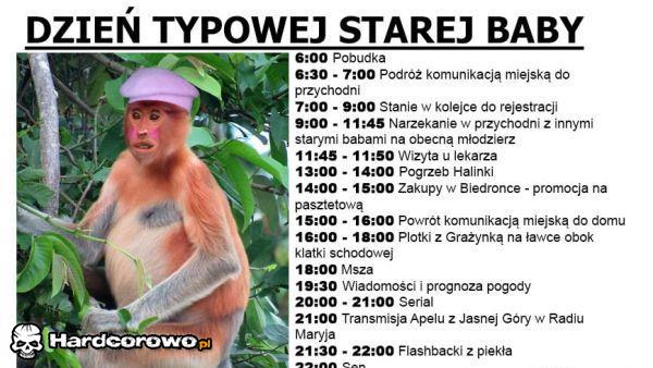 Dzień typowej starej baby - 1