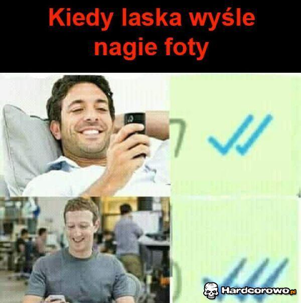 Kiedy laska wyśle nagie foty - 1