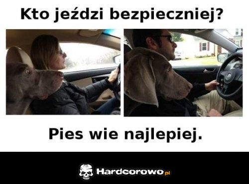 Kto jeździ bezpieczniej - 1