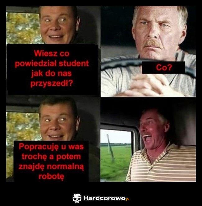 Co powiedział student - 1