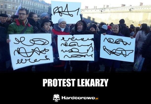 Protest lekarzy - 1
