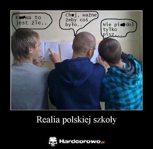 Realia Polskiej szkoly - 1