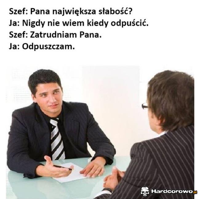 Rozmowa kwalifikacyjna - 1