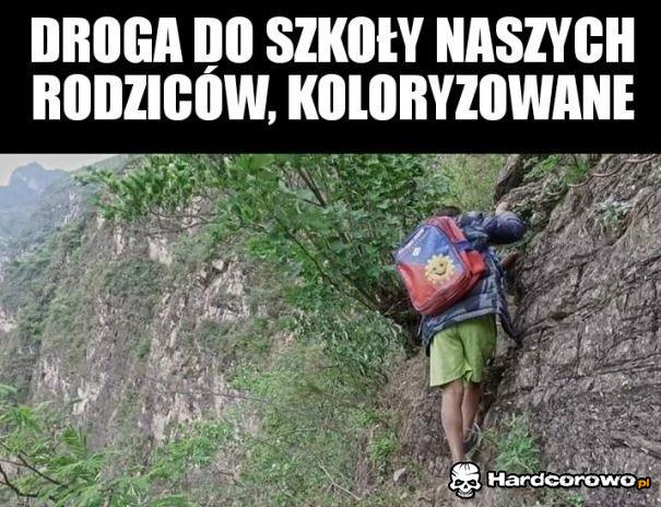 Droga rodziców do szkoły - 1