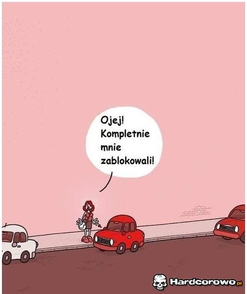 Kobieta parkuje - 1