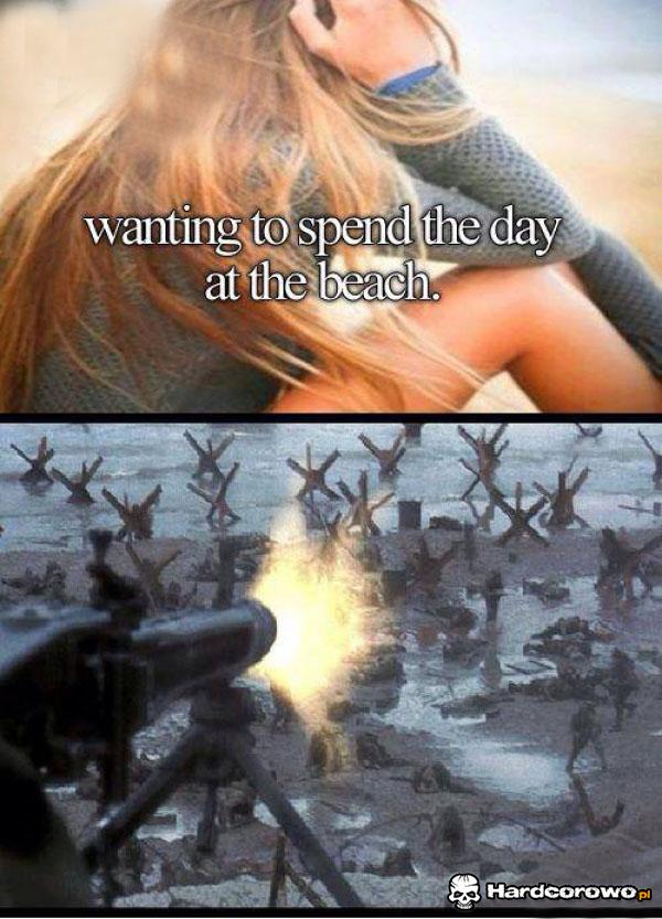 Dzień na plaży - 1