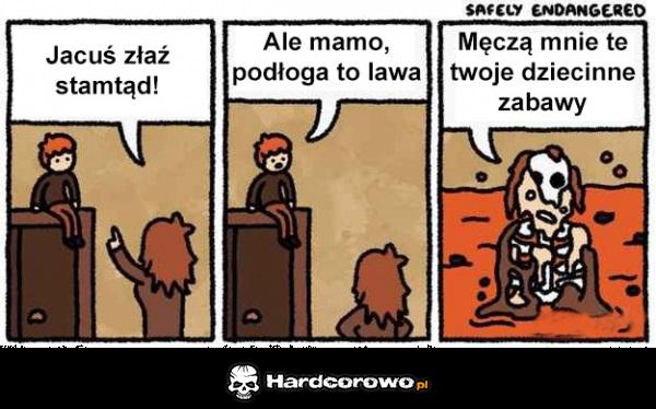 Podłoga to lawa - 1