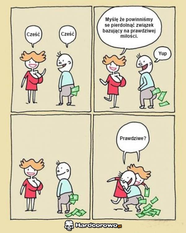 Związek bazujący na prawdziwej miłości - 1