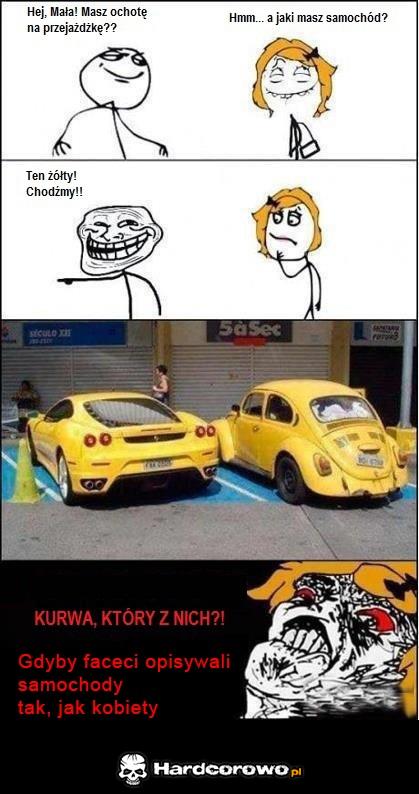 Żółty samochód  - 1