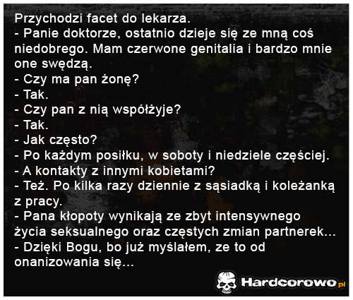 Przychodzi facet do lekarza - 1