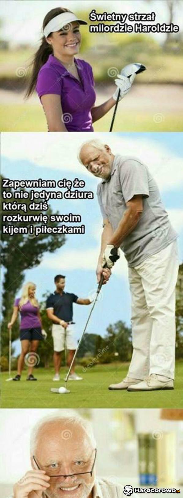Dziadek golfista - 1