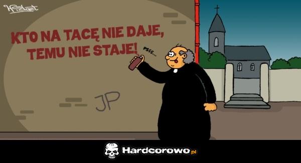 Kto na tacę nie daje - 1