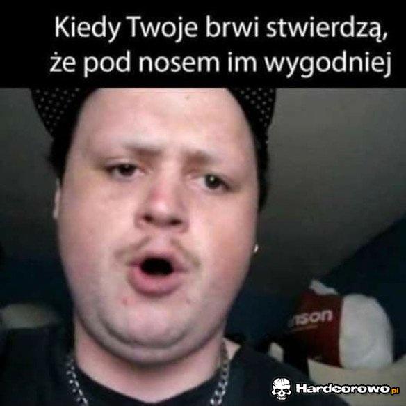 Brwi nad ustami - 1