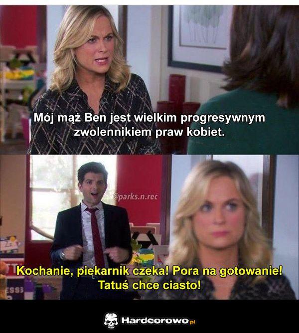 Zwolennik praw kobiet - 1