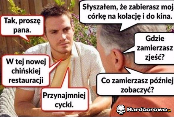 Kiedy ojciec przepytuje kandydata dla córki - 1