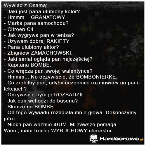 Wywiad z Osamą - 1