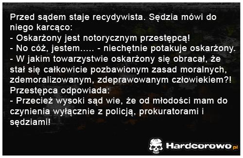 Przed sądem staje recydywista - 1