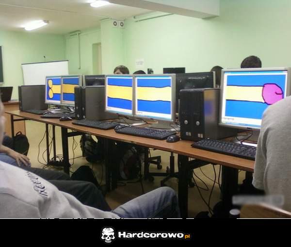 Dowcip na lekcji informatyki - 1