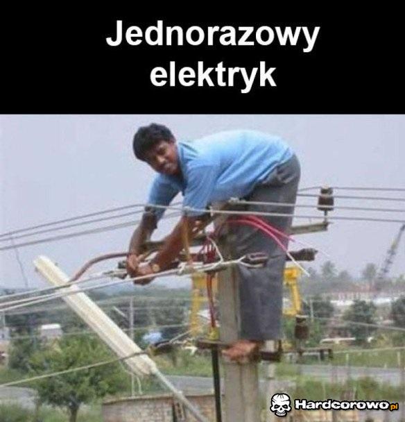 Jednarozowy elektryk - 1