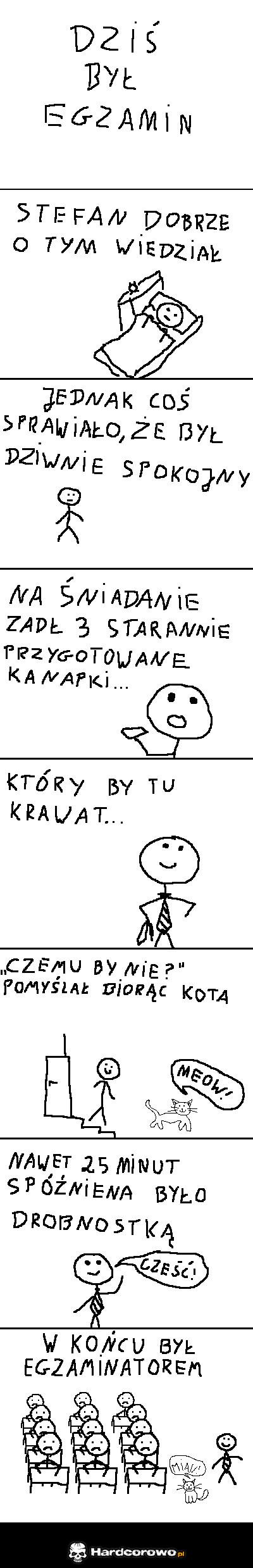 Dzień egzaminu - 1
