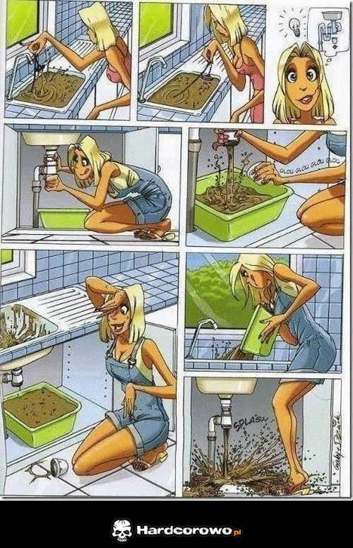 Zadanie hydrauliczne dla blondynki - 1