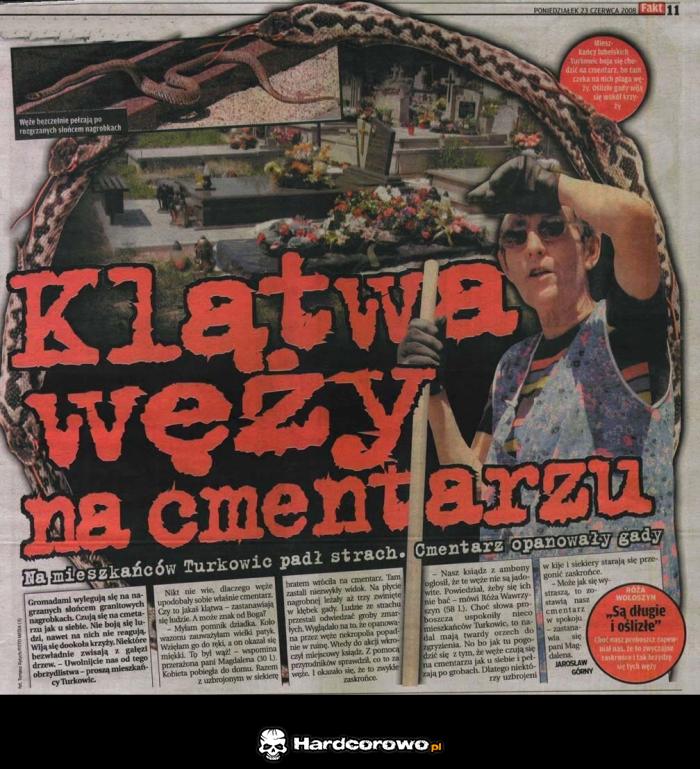 Klątwa węży na cmentarzu  - 1