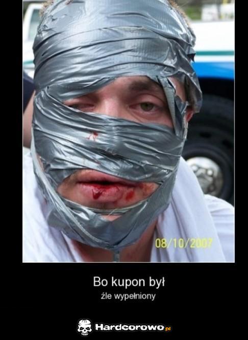 Bo kupon był - 1