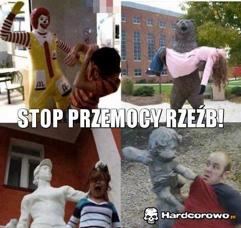 Stop przemocy rzeźb - 1