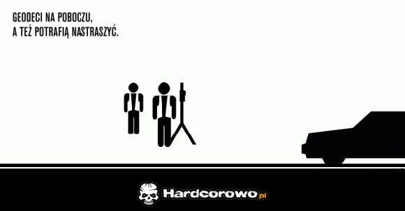 Geodeci na poboczu - 1