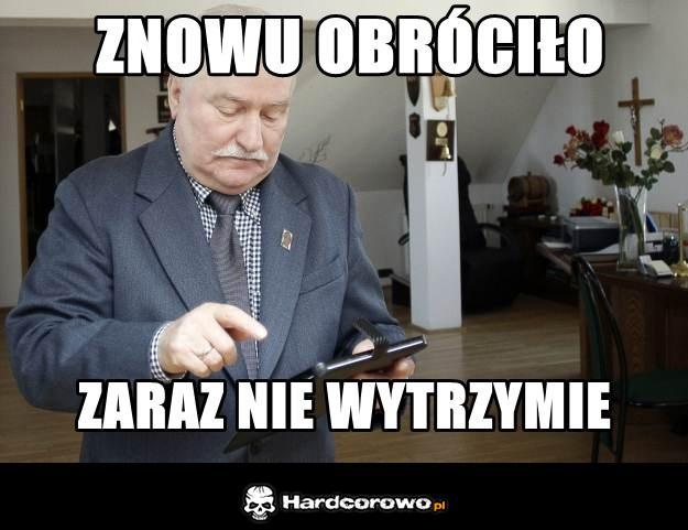 Wałęsa na tablecie - 1