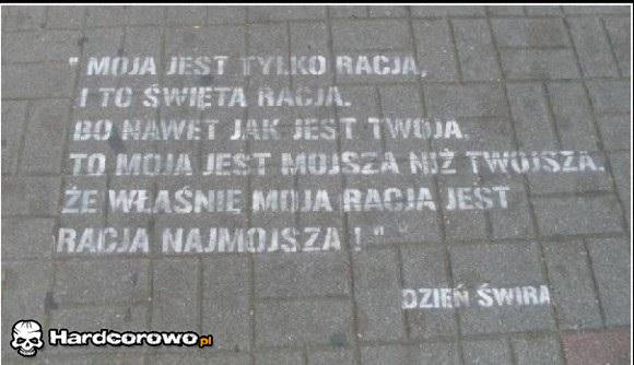 Moja jest tylko racja - 1
