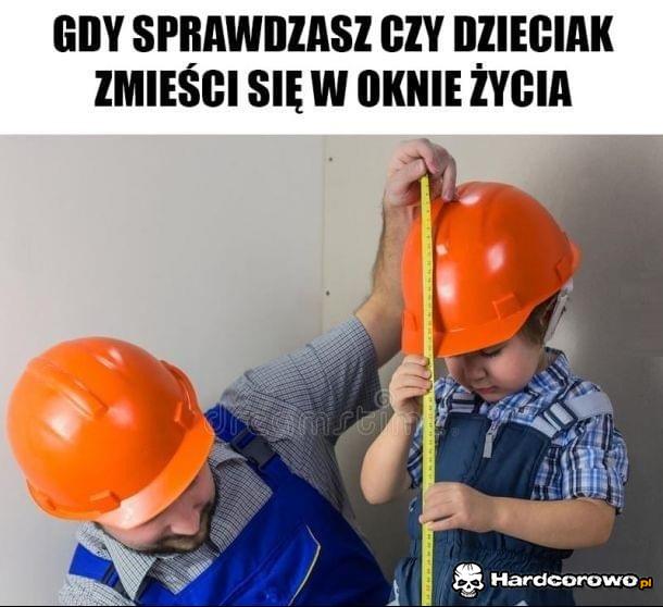 Gdy sprawdzasz czy dzieciak zmieści się w oknie życia - 1