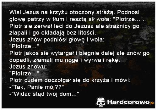 Wisi Jezus na krzyżu - 1